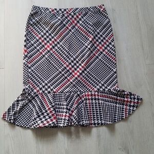 Cato Checkered Skirt